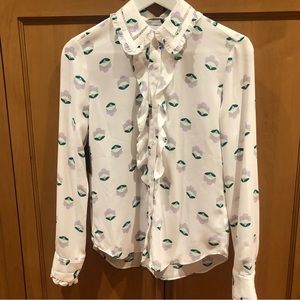 Sunday best ruffle blouse